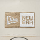 9FORTY A-Frame トラッカー Box Logo ボックスロゴ Trucker ライトクリーム - 13750974-OSFM | NEW ERA ニューエラ公式オンラインストア