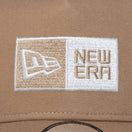 9FORTY A-Frame トラッカー Box Logo ボックスロゴ Trucker カーキ - 13750975-OSFM | NEW ERA ニューエラ公式オンラインストア