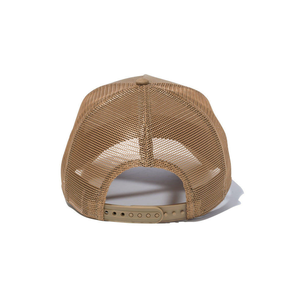 9FORTY A-Frame トラッカー Box Logo ボックスロゴ Trucker カーキ - 13750975-OSFM | NEW ERA ニューエラ公式オンラインストア
