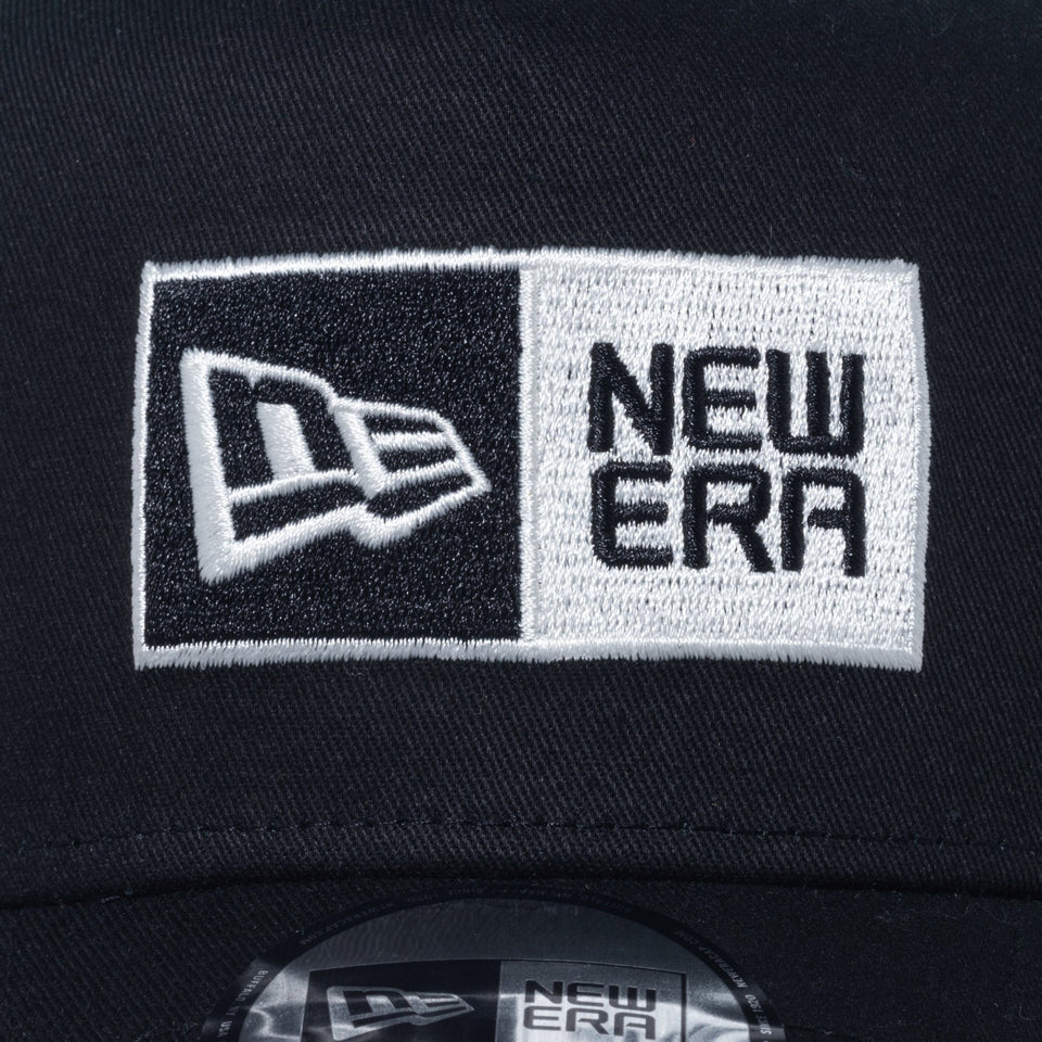 9FORTY A-Frame トラッカー Box Logo ボックスロゴ Trucker ブラック × ホワイト - 13750976-OSFM | NEW ERA ニューエラ公式オンラインストア