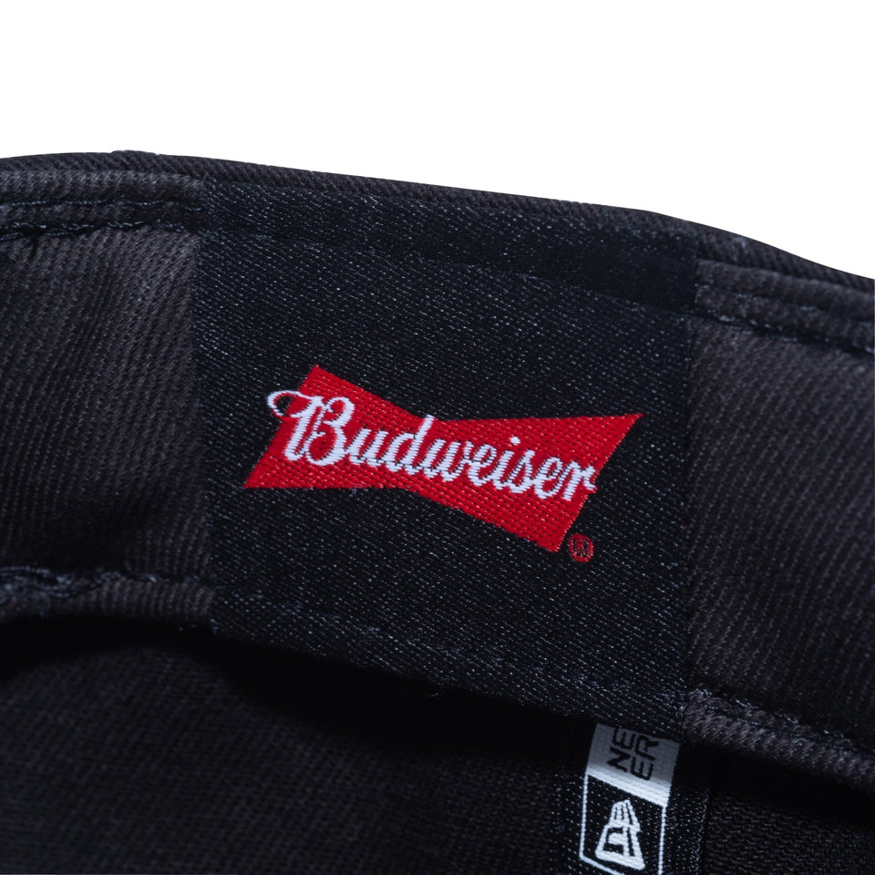 9FORTY A-Frame Budweiser バドワイザー ボウタイロゴ ブラック - 13534543-OSFM | NEW ERA ニューエラ公式オンラインストア