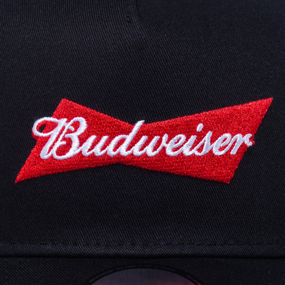 9FORTY A-Frame Budweiser バドワイザー ボウタイロゴ ブラック - 13534543-OSFM | NEW ERA ニューエラ公式オンラインストア
