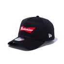 9FORTY A-Frame Budweiser バドワイザー ボウタイロゴ ブラック - 13534543-OSFM | NEW ERA ニューエラ公式オンラインストア
