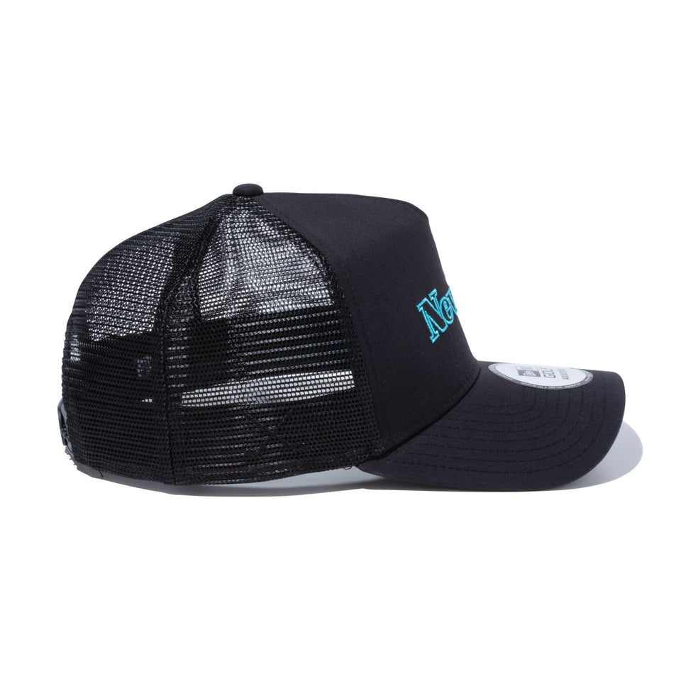 【ゴルフ】 9FORTY A-Frame トラッカー CORDURA (made with COOLMAX fabric) コーデュラ ブラック - 13517953-OSFM | NEW ERA ニューエラ公式オンラインストア