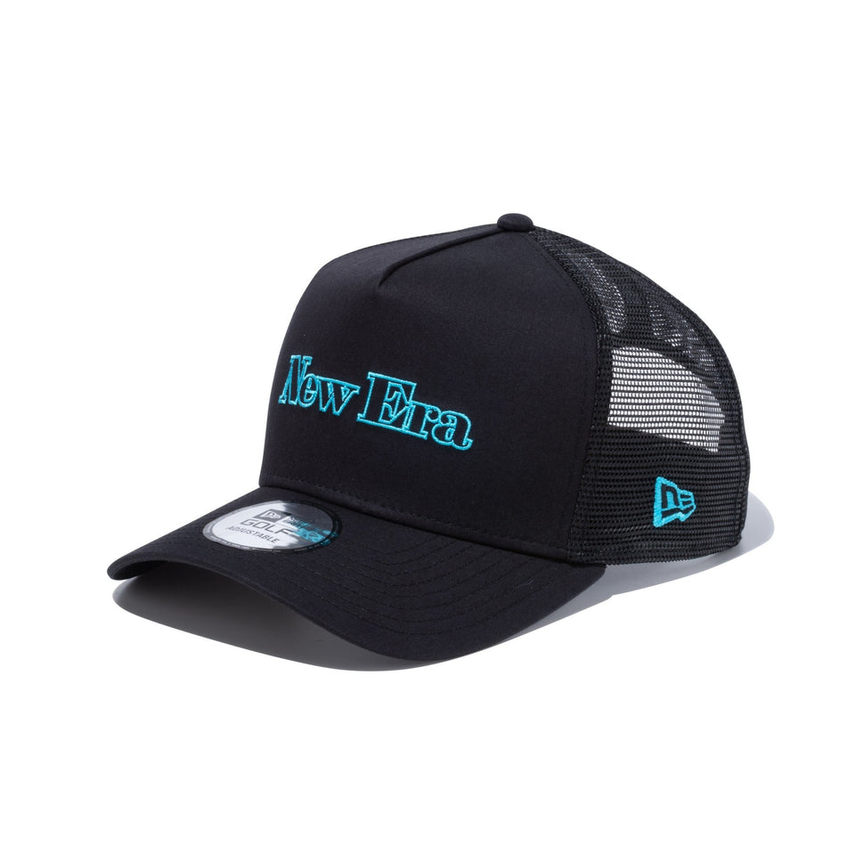 【ゴルフ】 9FORTY A-Frame トラッカー CORDURA (made with COOLMAX fabric) コーデュラ ブラック - 13517953-OSFM | NEW ERA ニューエラ公式オンラインストア
