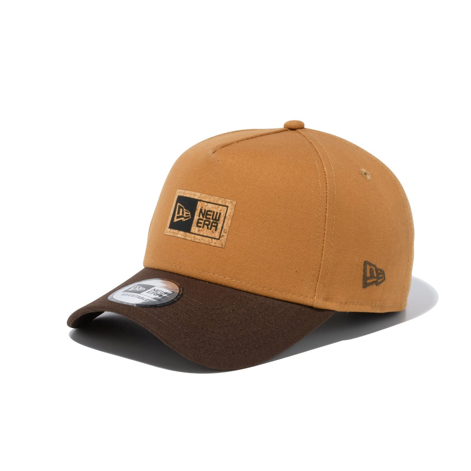 9FORTY A-Frame Cork Patch Box Logo ボックスロゴ ライトブロンズ ブラウンバイザー 【ニューエラ アウトドア】 - 13516261-OSFM | NEW ERA ニューエラ公式オンラインストア