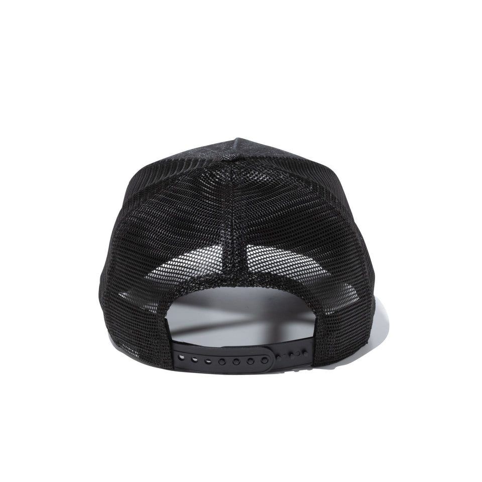 【ゴルフ】9FORTY A-Frame トラッカー Damage Denim ダメージデニム ブラック - 13517951-OSFM | NEW ERA ニューエラ公式オンラインストア