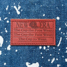 9FORTY A-Frame Damaged Denim ダメージドデニム レザーパッチ - 13328285-OSFM | NEW ERA ニューエラ公式オンラインストア