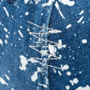 9FORTY A-Frame Damaged Denim ダメージドデニム レザーパッチ - 13328285-OSFM | NEW ERA ニューエラ公式オンラインストア