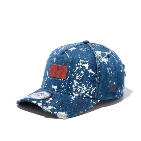 美品!! レア！レザレクション デニム生地 キャップ ネイビー レア！美品】レザレクション キャップ デニム生地 ネイビー