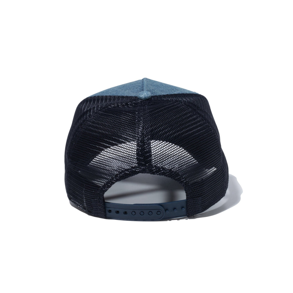 9FORTY A-Frame トラッカー Damaged Denim ロサンゼルス・ドジャース ウォッシュドデニム - 14109713-OSFM | NEW ERA ニューエラ公式オンラインストア