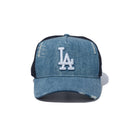 9FORTY A-Frame トラッカー Damaged Denim ロサンゼルス・ドジャース ウォッシュドデニム - 14109713-OSFM | NEW ERA ニューエラ公式オンラインストア