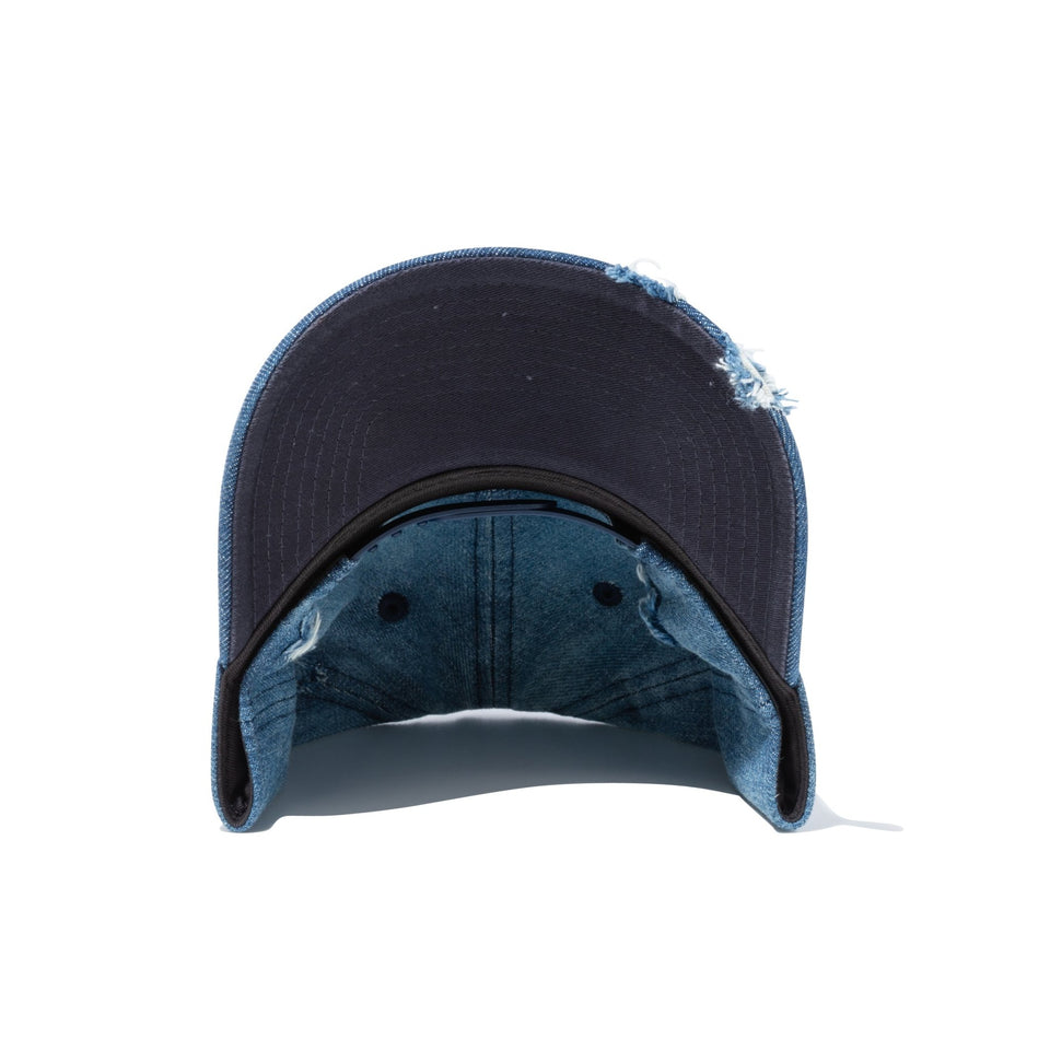 9FORTY A-Frame Denim Custom NEW ERA NEW YORK ウォッシュドデニム - 13515972-OSFM | NEW ERA ニューエラ公式オンラインストア