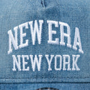9FORTY A-Frame Denim Custom NEW ERA NEW YORK ウォッシュドデニム - 13515972-OSFM | NEW ERA ニューエラ公式オンラインストア