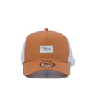 【ゴルフ】9FORTY A-Frame トラッカー Duck Canvas ダックキャンバス ウーブンパッチ タン - 13327879-OSFM | NEW ERA ニューエラ公式オンラインストア