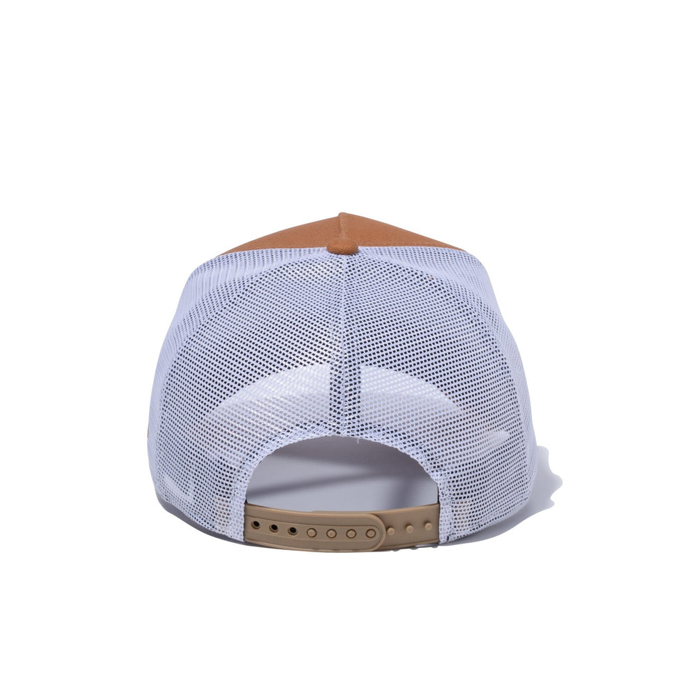 【ゴルフ】9FORTY A-Frame トラッカー Duck Canvas ダックキャンバス ウーブンパッチ タン - 13327879-OSFM | NEW ERA ニューエラ公式オンラインストア