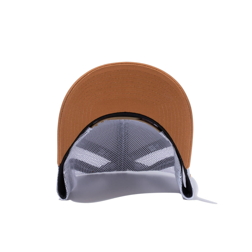 【ゴルフ】9FORTY A-Frame トラッカー Duck Canvas ダックキャンバス ウーブンパッチ タン - 13327879-OSFM | NEW ERA ニューエラ公式オンラインストア