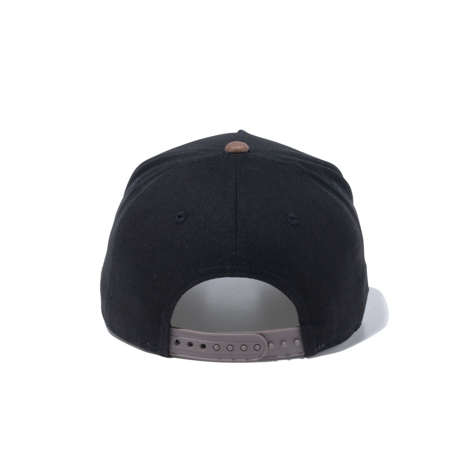 【ゴルフ】 9FORTY A-Frame Duck Canvas ダックキャンバス ブラック モカスウェードバイザー - 13762989-OSFM | NEW ERA ニューエラ公式オンラインストア