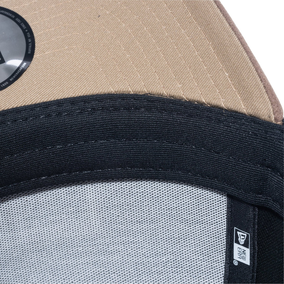 【ゴルフ】 9FORTY A-Frame Duck Canvas ダックキャンバス ブラック モカスウェードバイザー - 13762989-OSFM | NEW ERA ニューエラ公式オンラインストア