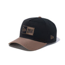 【ゴルフ】 9FORTY A-Frame Duck Canvas ダックキャンバス ブラック モカスウェードバイザー - 13762989-OSFM | NEW ERA ニューエラ公式オンラインストア