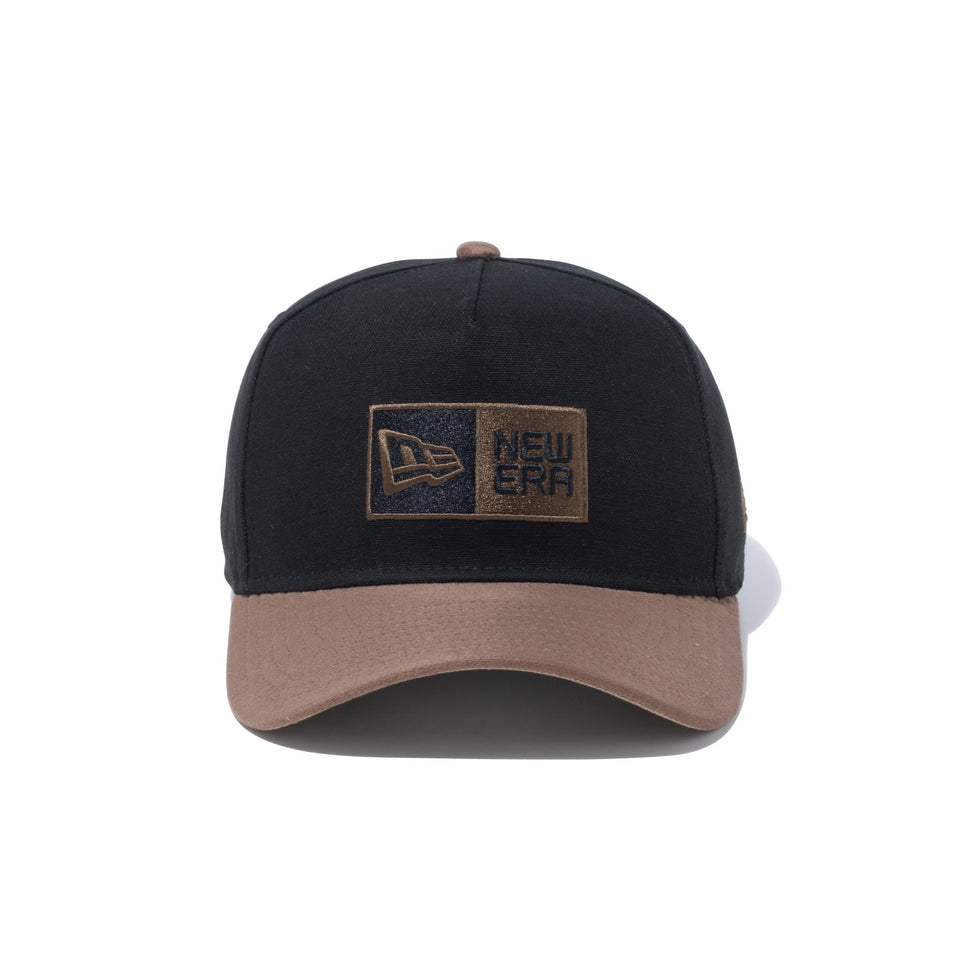 【ゴルフ】 9FORTY A-Frame Duck Canvas ダックキャンバス ブラック モカスウェードバイザー - 13762989-OSFM | NEW ERA ニューエラ公式オンラインストア