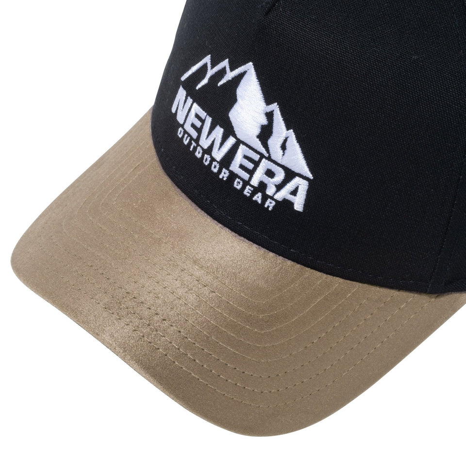 9FORTY A-Frame Duck Canvas ダックキャンバス ブラック グレーアンダーバイザー【ニューエラアウトドア】 - 13772452-OSFM | NEW ERA ニューエラ公式オンラインストア