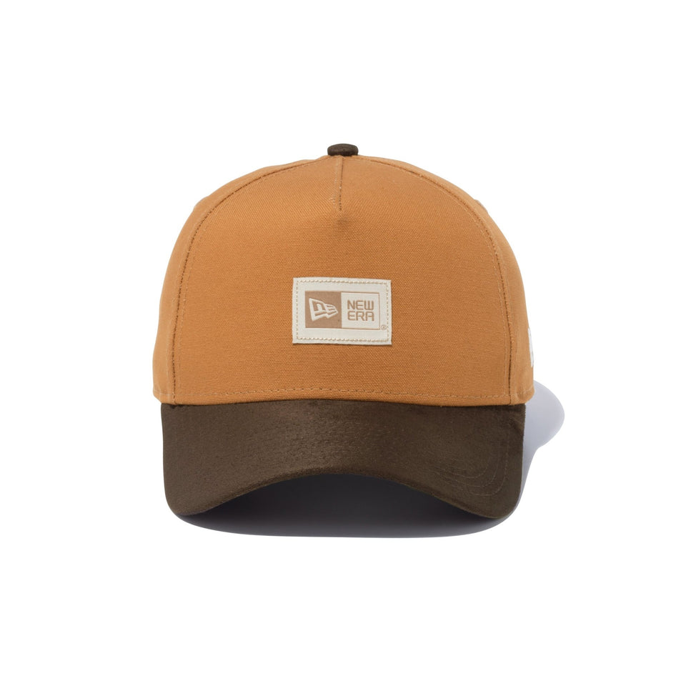 9FORTY A-Frame Duck Canvas Hunting ウーブンパッチ ダックキャンバス ライトブロンズ ブラウンスウェードバイザー - 13750995-OSFM | NEW ERA ニューエラ公式オンラインストア