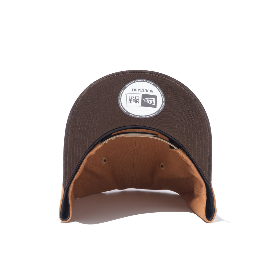 9FORTY A-Frame Duck Canvas Hunting ウーブンパッチ ダックキャンバス ライトブロンズ ブラウンスウェードバイザー - 13750995-OSFM | NEW ERA ニューエラ公式オンラインストア