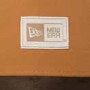 9FORTY A-Frame Duck Canvas Hunting ウーブンパッチ ダックキャンバス ライトブロンズ ブラウンスウェードバイザー - 13750995-OSFM | NEW ERA ニューエラ公式オンラインストア