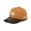 9FORTY A-Frame Duck Canvas Hunting ウーブンパッチ ダックキャンバス ライトブロンズ ブラウンスウェードバイザー - 13750995-OSFM | NEW ERA ニューエラ公式オンラインストア