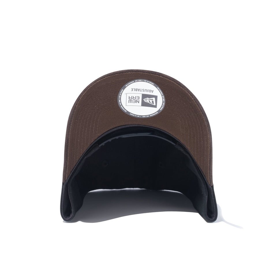 9FORTY A-Frame Duck Canvas Hunting ウーブンパッチ ダックキャンバス ブラック ブラウンスウェードバイザー - 13750996-OSFM | NEW ERA ニューエラ公式オンラインストア