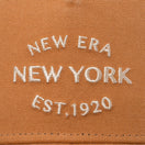 9FORTY A-Frame トラッカー Duck Canvas ダックキャンバス NEW ERA NEW YORK EST.1920 ライトブロンズ - 13515936-OSFM | NEW ERA ニューエラ公式オンラインストア