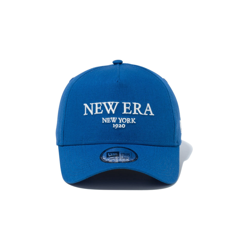9FORTY A-Frame Flax Cotton NEW ERA NEW YORK 1920 ブルー