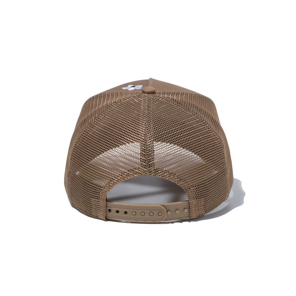 9FORTY A-Frame トラッカー Flower Embroidery ウーブンパッチ カーキ - 14109723-OSFM | NEW ERA ニューエラ公式オンラインストア