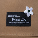 9FORTY A-Frame トラッカー Flower Embroidery ウーブンパッチ カーキ - 14109723-OSFM | NEW ERA ニューエラ公式オンラインストア