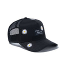 9FORTY A-Frame トラッカー Flower Embroidery ウーブンパッチ ブラック - 14109724-OSFM | NEW ERA ニューエラ公式オンラインストア