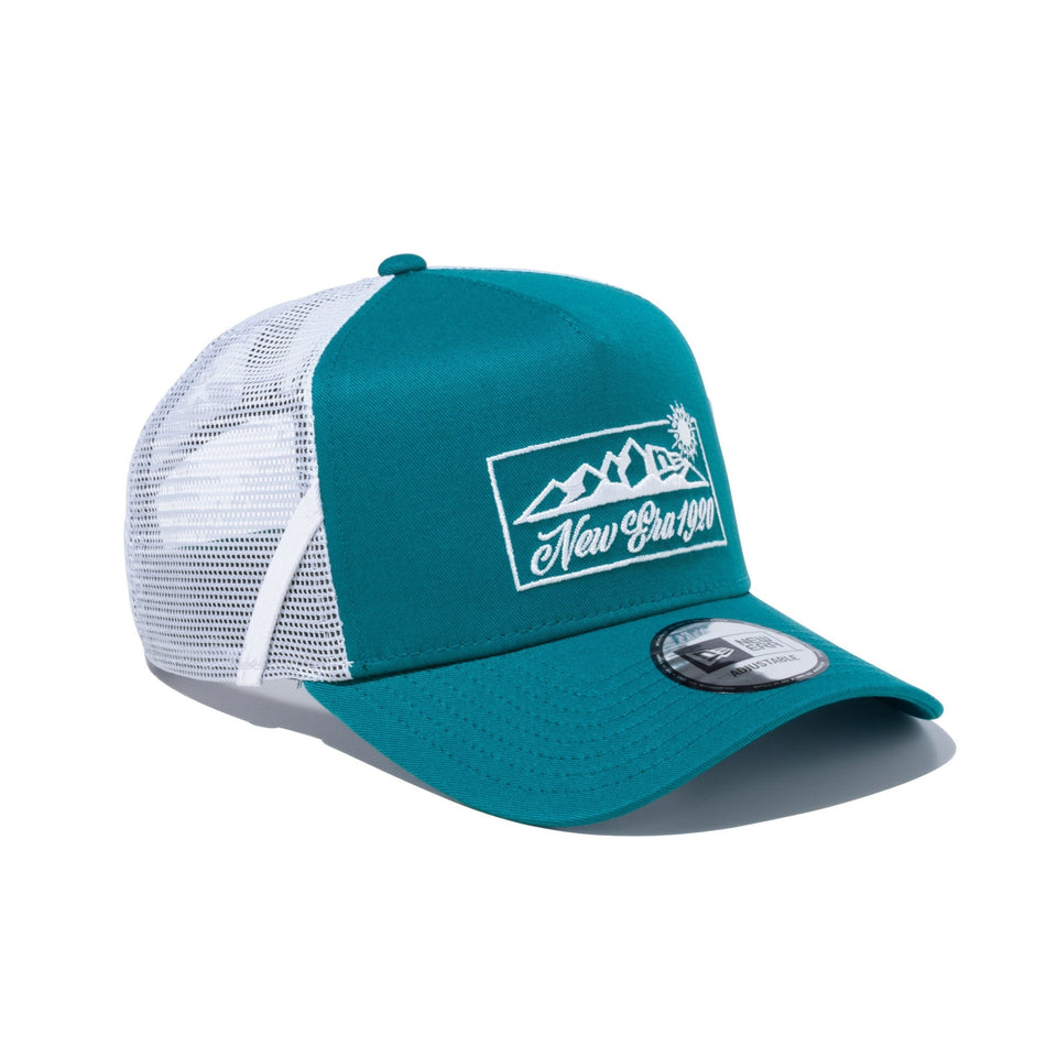 9FORTY A-Frame トラッカー Function Side Loop Mountain Range シャークティール 【ニューエラアウトドア】 - 13772431-OSFM | NEW ERA ニューエラ公式オンラインストア