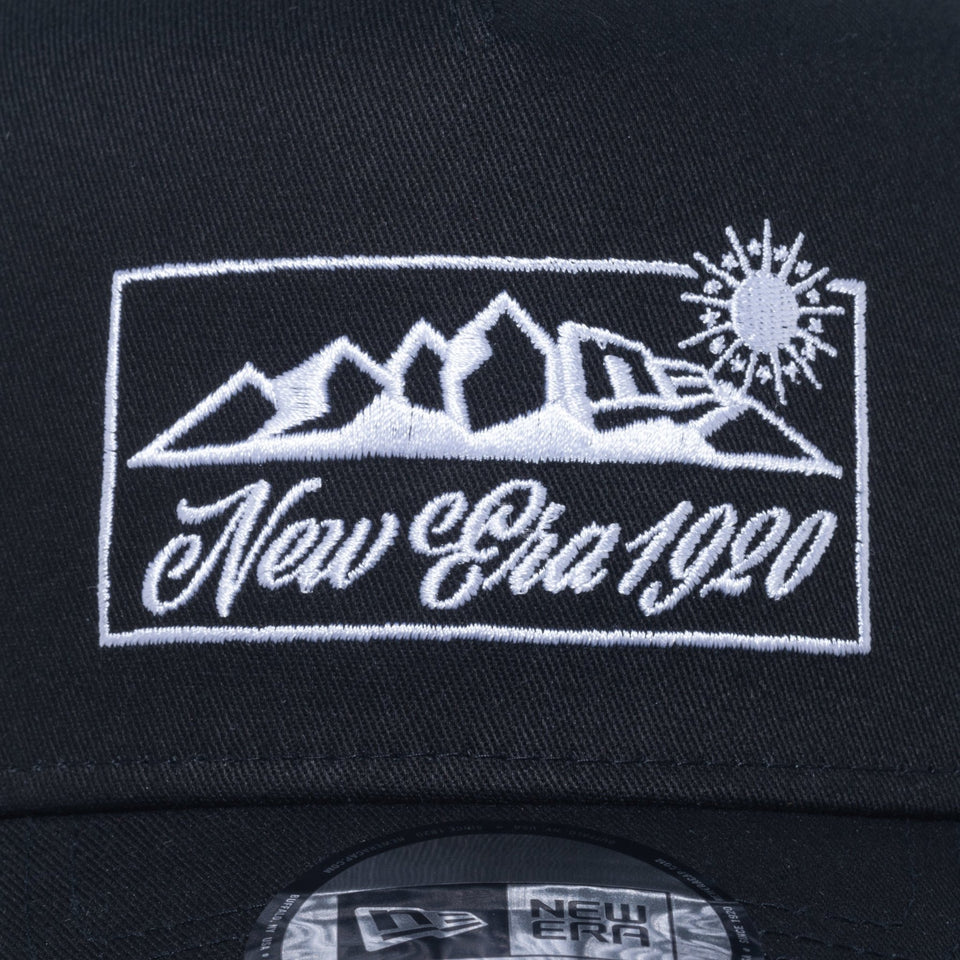 9FORTY A-Frame トラッカー Function Side Loop Mountain Range ブラック 【ニューエラアウトドア】 - 13772434-OSFM | NEW ERA ニューエラ公式オンラインストア