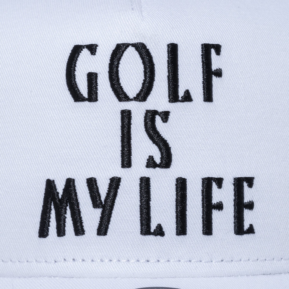 【ゴルフ】 9FORTY A-Frame トラッカー Golf is My Life ホワイト - 13517937-OSFM | NEW ERA ニューエラ公式オンラインストア