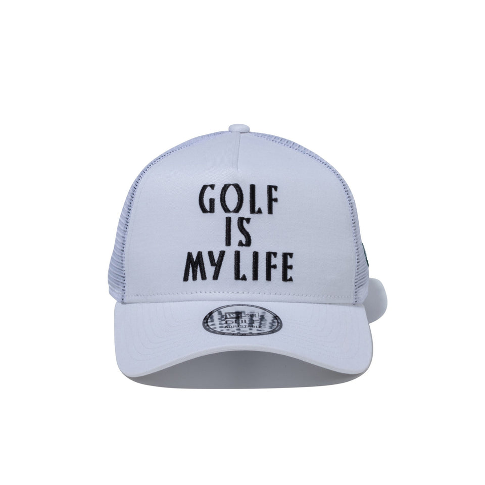【ゴルフ】 9FORTY A-Frame トラッカー Golf is My Life ホワイト - 13517937-OSFM | NEW ERA ニューエラ公式オンラインストア