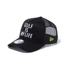 【ゴルフ】 9FORTY A-Frame トラッカー Golf is My Life ブラック - 13517938-OSFM | NEW ERA ニューエラ公式オンラインストア