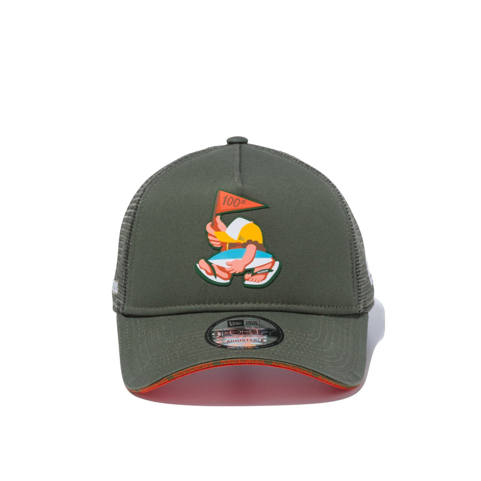 9FORTY A-Frame トラッカー havaianas ハワイアナス オリジナルロゴ アーミーグリーン - 12551298-OSFM | NEW ERA ニューエラ公式オンラインストア
