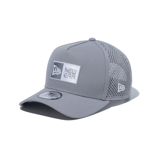 キャップ NEW ERA GOLF BOX LOGO LASER PERPORATED 5FT758 New Era Golf 9FORTY A-Frame Cap Laser Perforated Box Logo