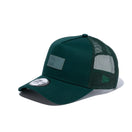 9FORTY A-Frame トラッカー Leather Patch ボックスロゴ ダークグリーン - 13515925-OSFM | NEW ERA ニューエラ公式オンラインストア