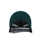 9FORTY A-Frame トラッカー Leather Patch ボックスロゴ ダークグリーン - 13515925-OSFM | NEW ERA ニューエラ公式オンラインストア