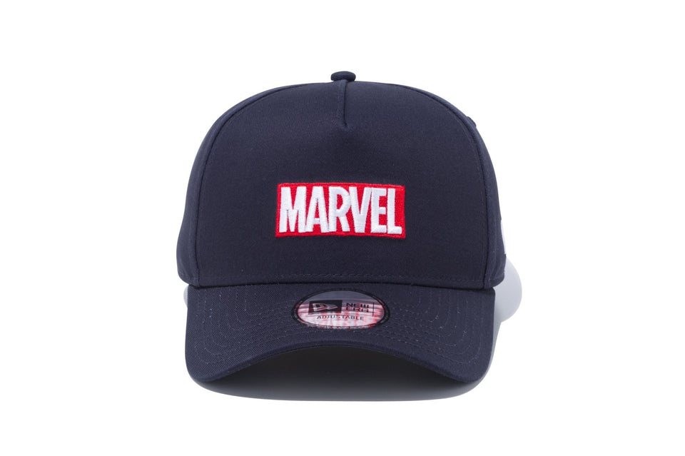 9FORTY A-Frame MARVEL マーベル ロゴ ネイビー - 12154535-OSFA | NEW ERA ニューエラ公式オンラインストア