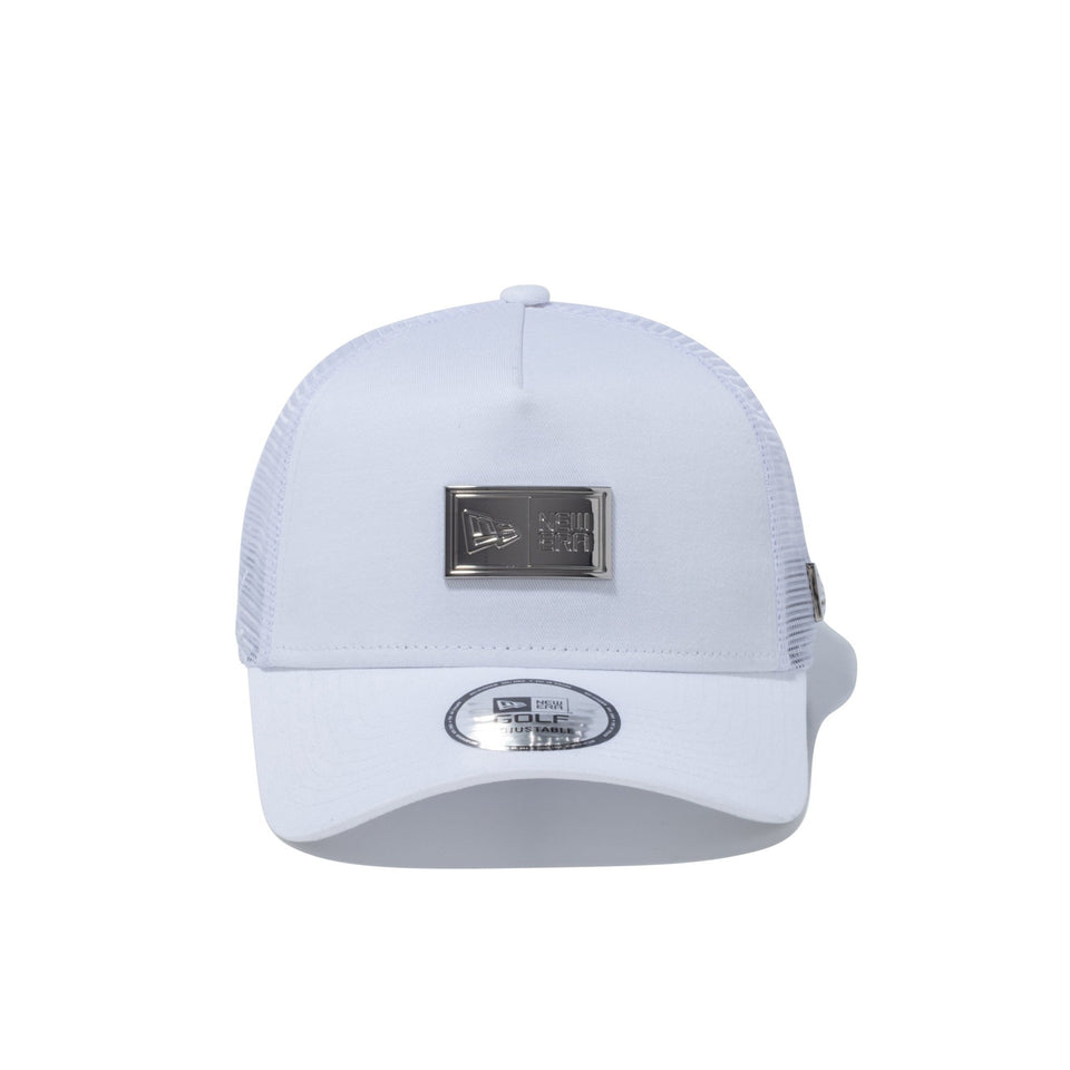 【ゴルフ】 9FORTY A-Frame トラッカー Metal Box Logo メタルプレート ホワイト × シルバーメタルプレート - 13517933-OSFM | NEW ERA ニューエラ公式オンラインストア