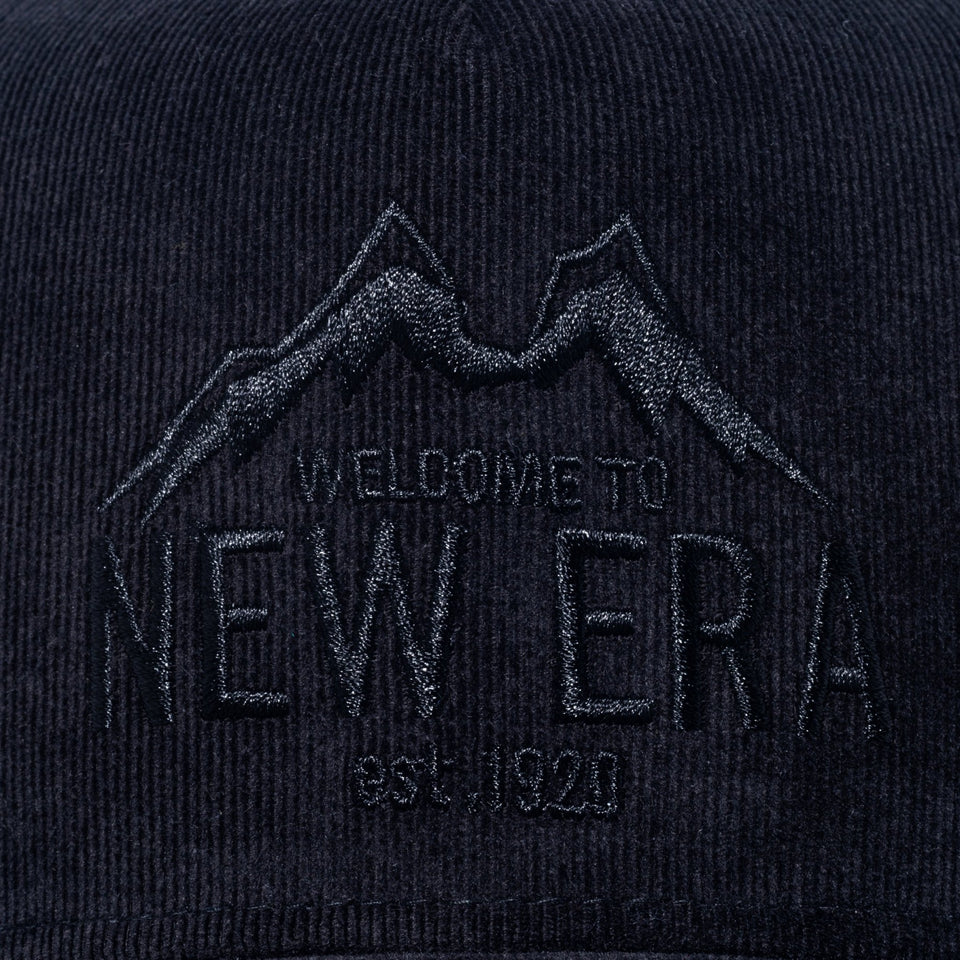 9FORTY A-Frame Micro Corduroy マイクロコーデュロイ ブラック 【ニューエラアウトドア】 - 13772445-OSFM | NEW ERA ニューエラ公式オンラインストア