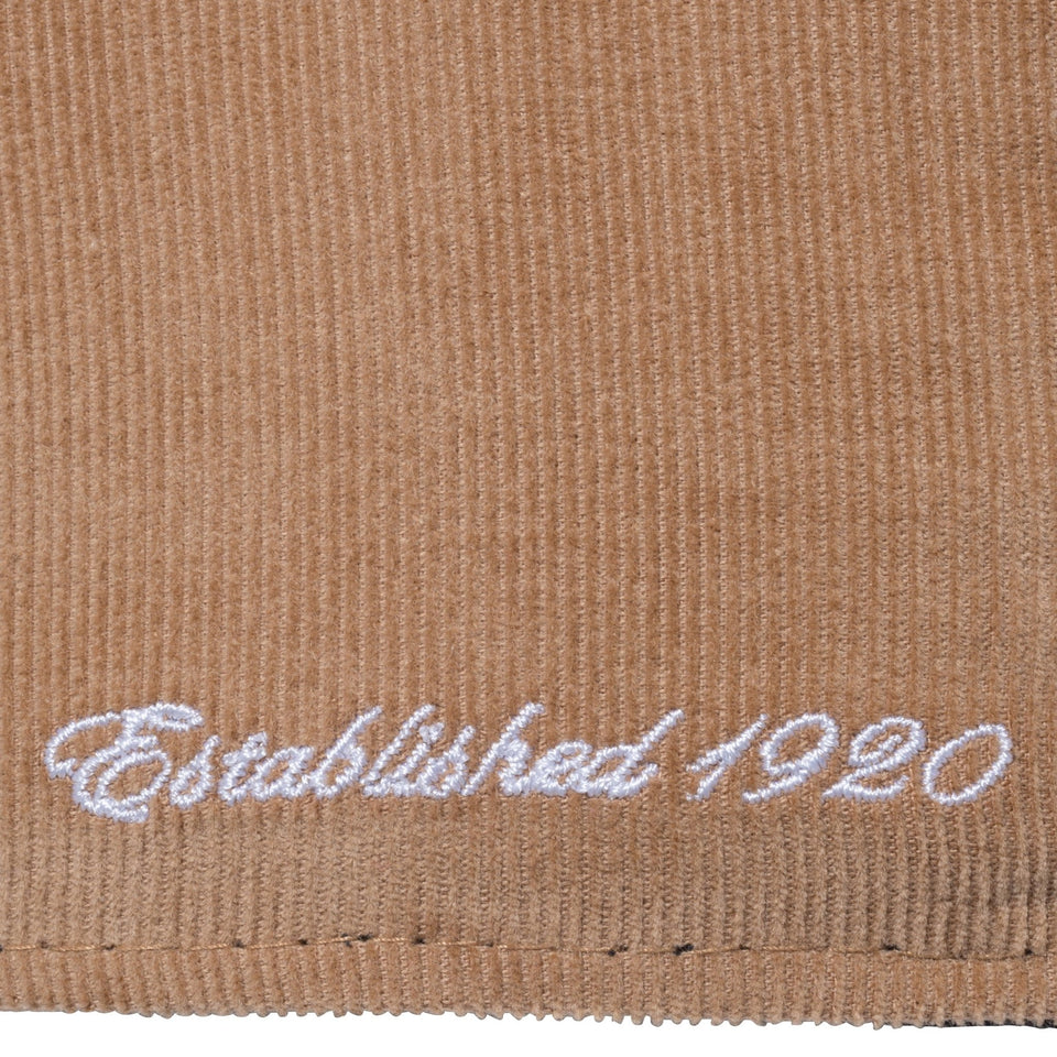 9FORTY A-Frame Micro Corduroy マイクロコーデュロイ アーチロゴ Mベージュ - 13750641-OSFM | NEW ERA ニューエラ公式オンラインストア