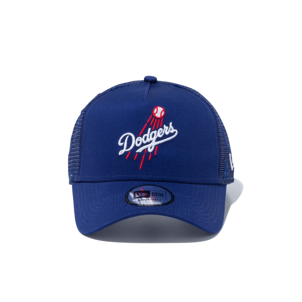 9FORTY A-Frame トラッカー MLB Mesh Embroidery ロサンゼルス・ドジャース ダークロイヤル - 13515920-OSFM | NEW ERA ニューエラ公式オンラインストア